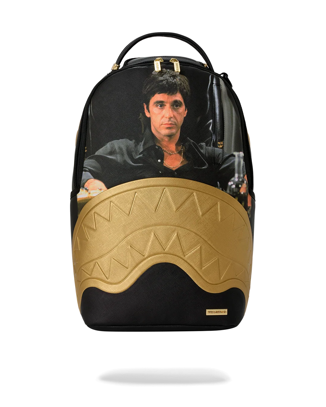 MOCHILA SPRAYGROUND SCARFACE GOLD EMBOSSED