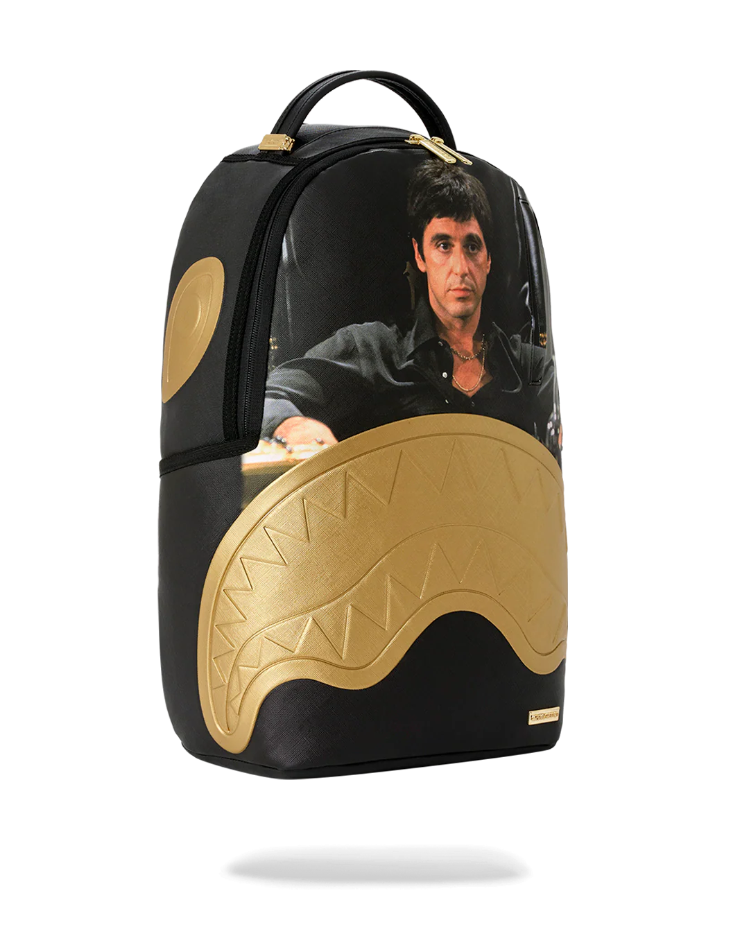 MOCHILA SPRAYGROUND SCARFACE GOLD EMBOSSED