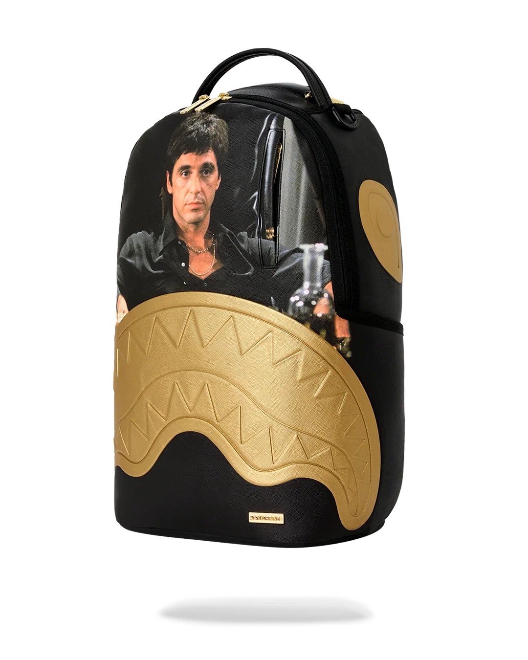 MOCHILA SPRAYGROUND SCARFACE GOLD EMBOSSED