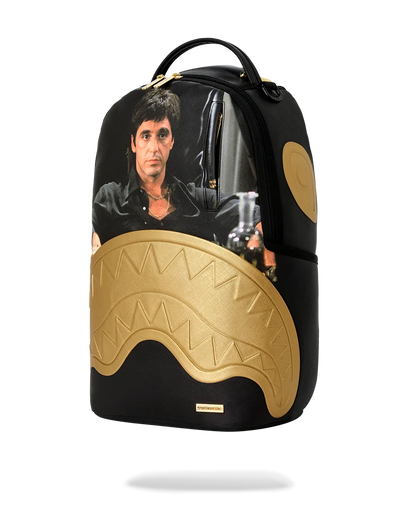 MOCHILA SPRAYGROUND SCARFACE GOLD EMBOSSED