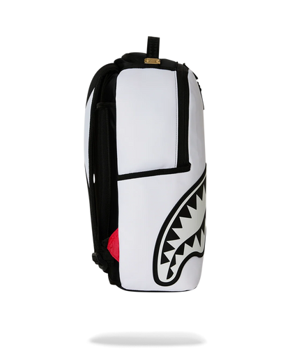 MOCHILA SPRAYGROUND SHARK CENTRAL BLACK AND WHITE STENCIL