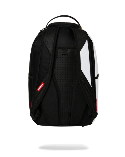 MOCHILA SPRAYGROUND SHARK CENTRAL BLACK AND WHITE STENCIL