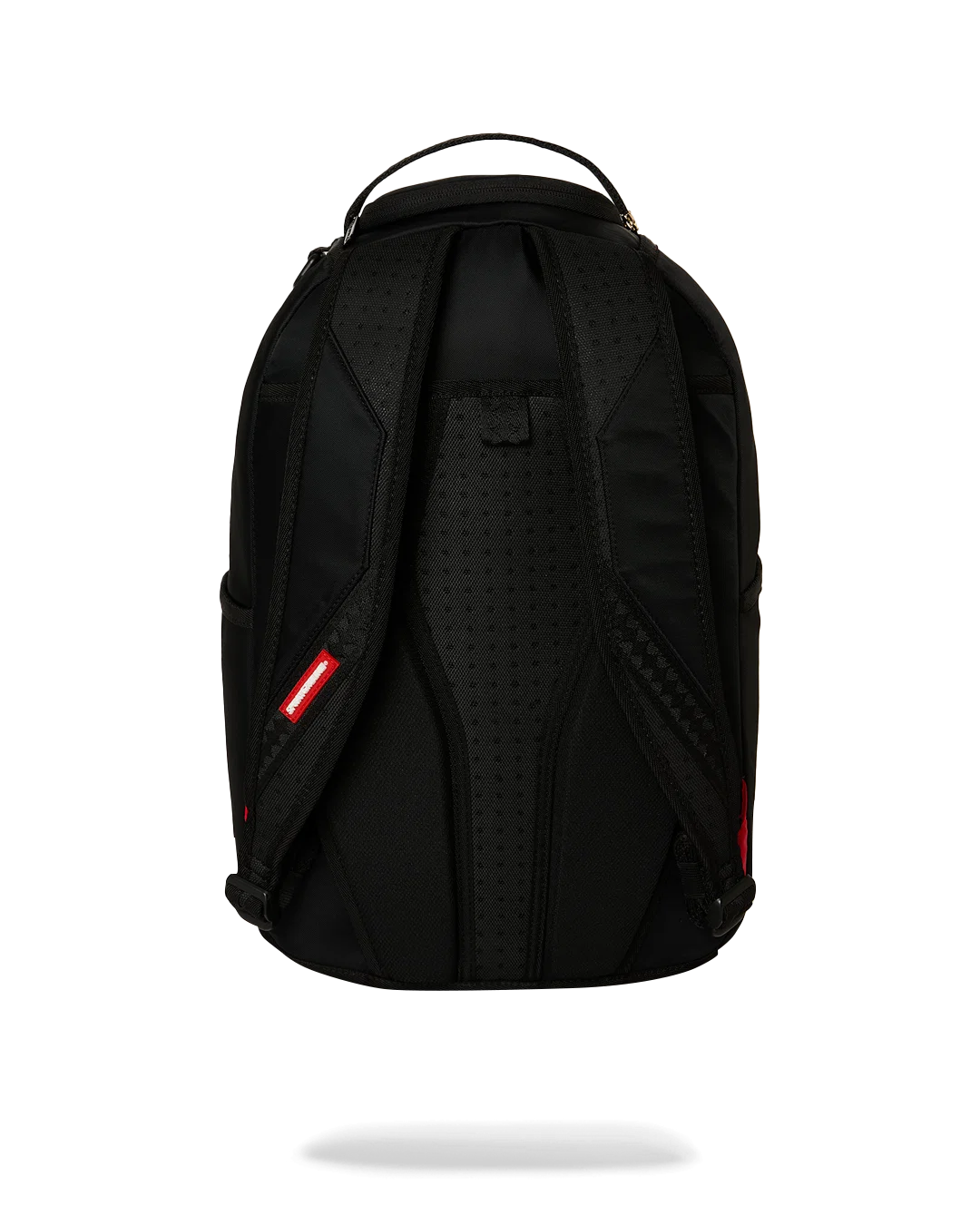 MOCHILA SPRAYGROUND SHARK CENTRAL WHITE STENCIL SHARK BLACK NYLON