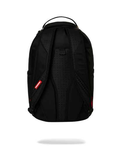MOCHILA SPRAYGROUND SHARK CENTRAL WHITE STENCIL SHARK BLACK NYLON