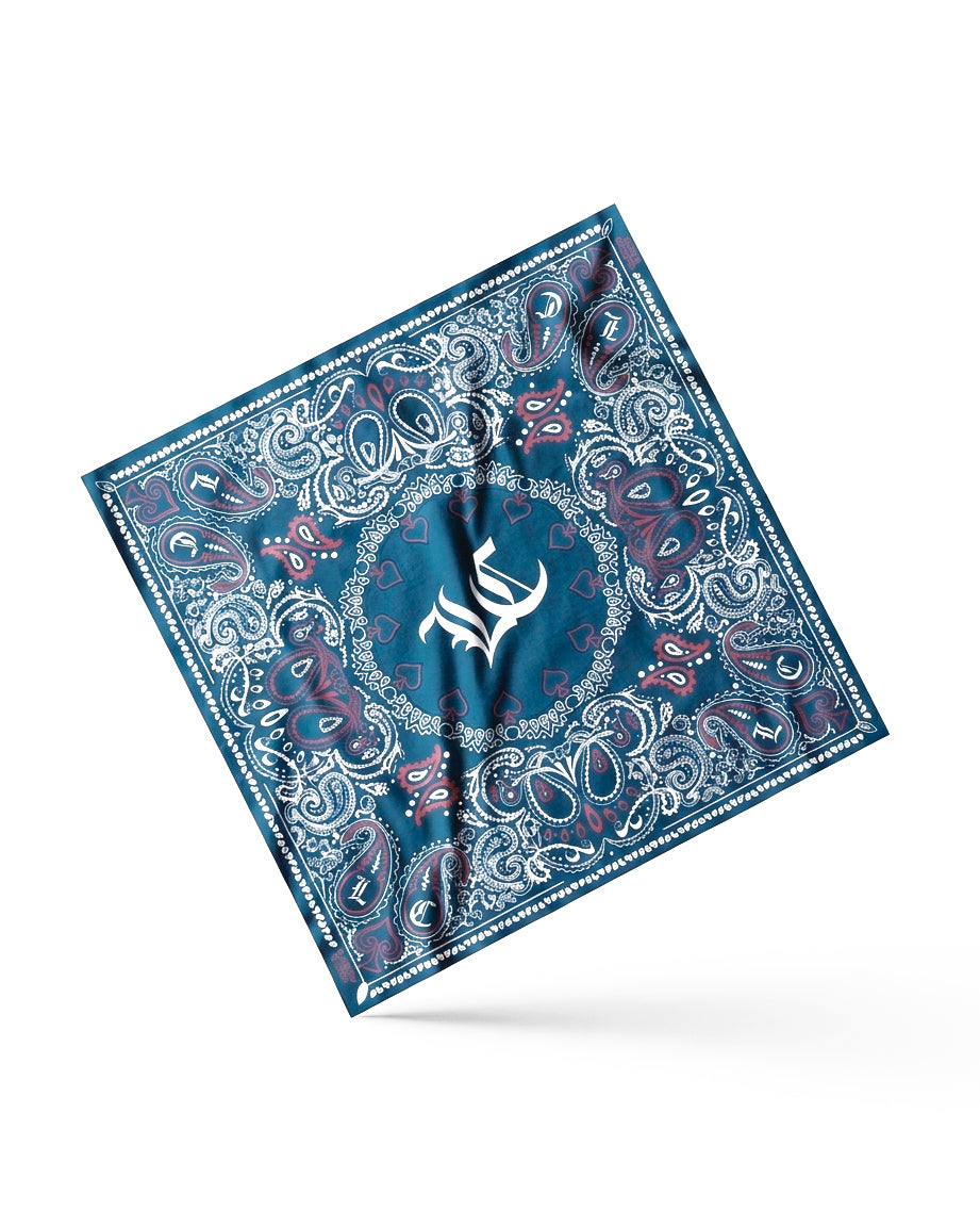 LIMITLESS CULTURE BANDANA ROYAL PAISLEY