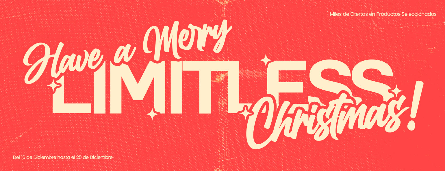 Merry Limitless Xmas descuentos en modelos únicos y exclusivos
