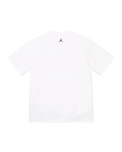 SUPREME x JORDAN BIGGIE SHORT SLEEVE T-SHIRT WHITE