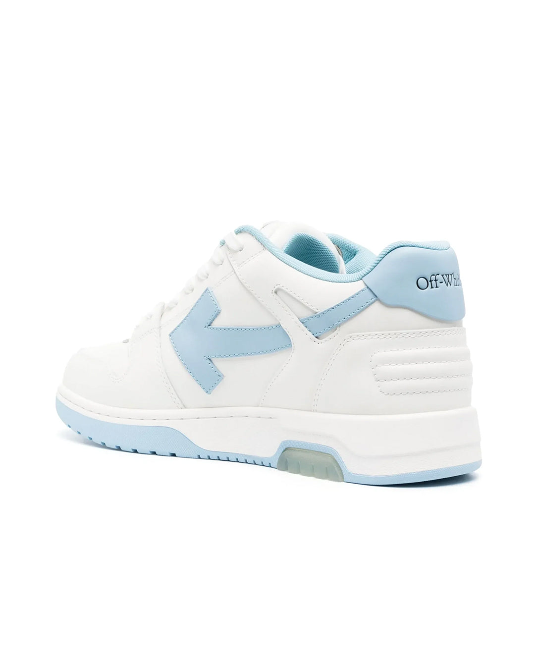 OFF-WHITE OUT OF OFFICE OOO LOW TOPS WHITE LIGHT BLUE HOMBRE