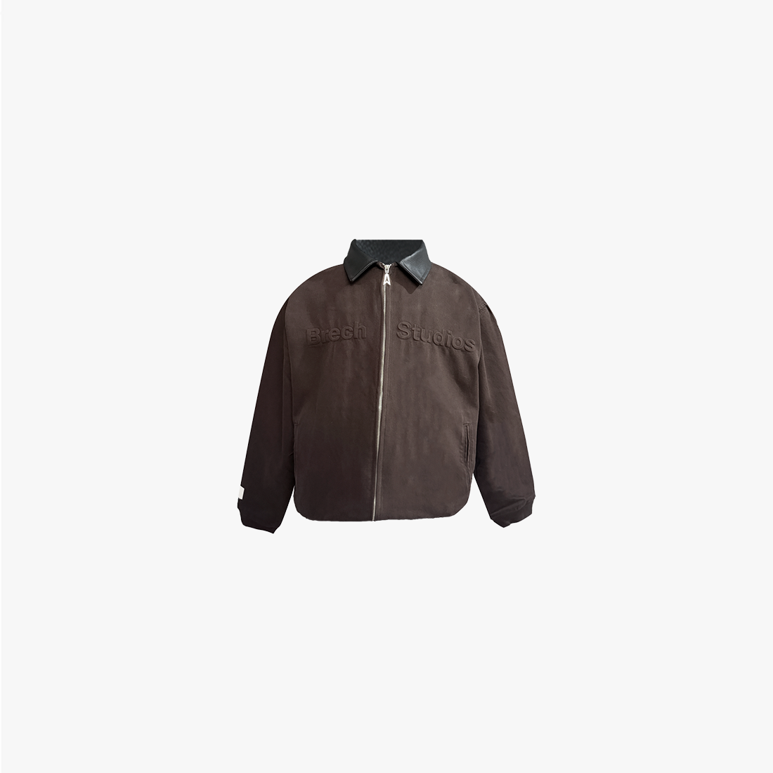 BRECH STUDIOS BROWN BOMBER JACKET