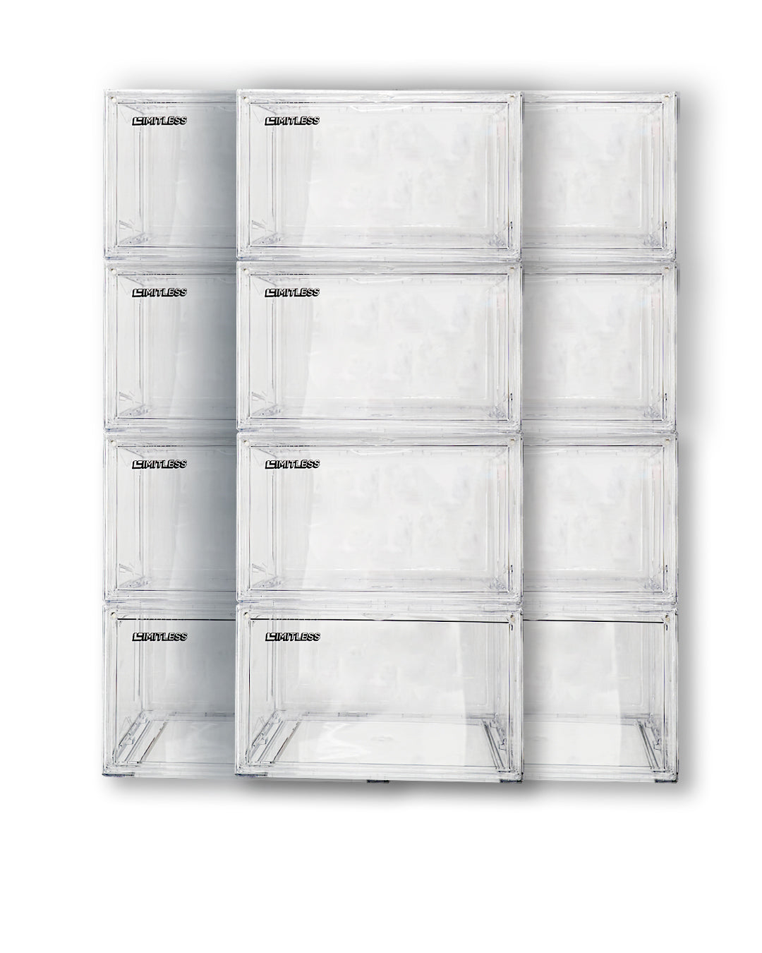 LIMITLESS 6 PACK CAJAS DE ALMACENAMIENTO ACRÍLICO