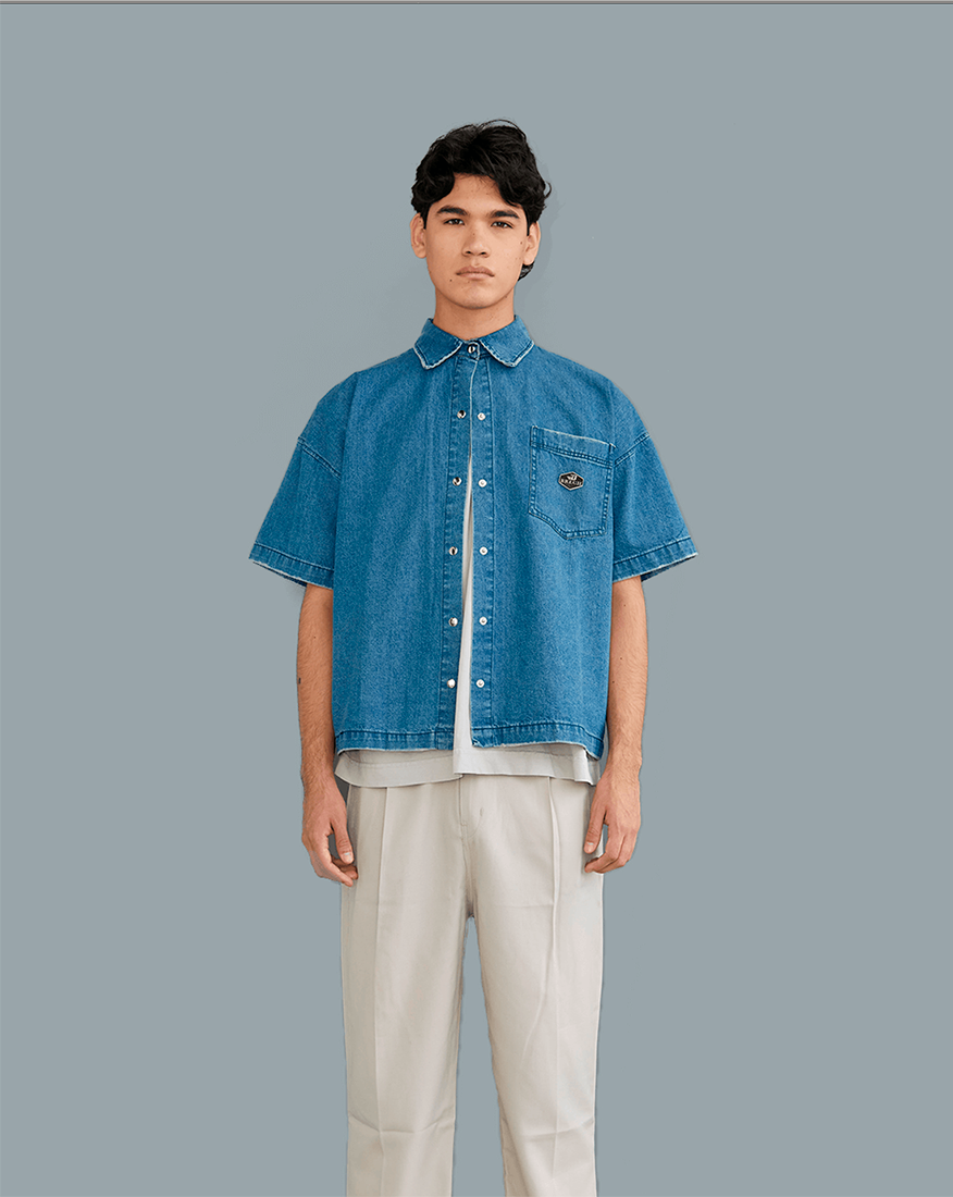 BRECH STUDIOS GOLD DENIM SHIRT