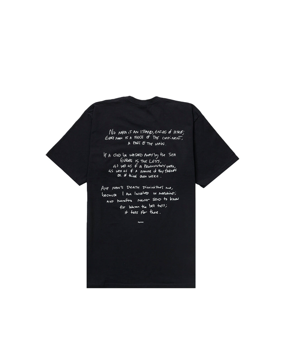 SUPREME CORTEIZ RULES THE WORLD TEE BLACK