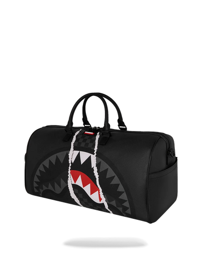 BOLSA DE LONA MINI SPRAYGROUND CENTER RIP REVEALING GRAY CHECK