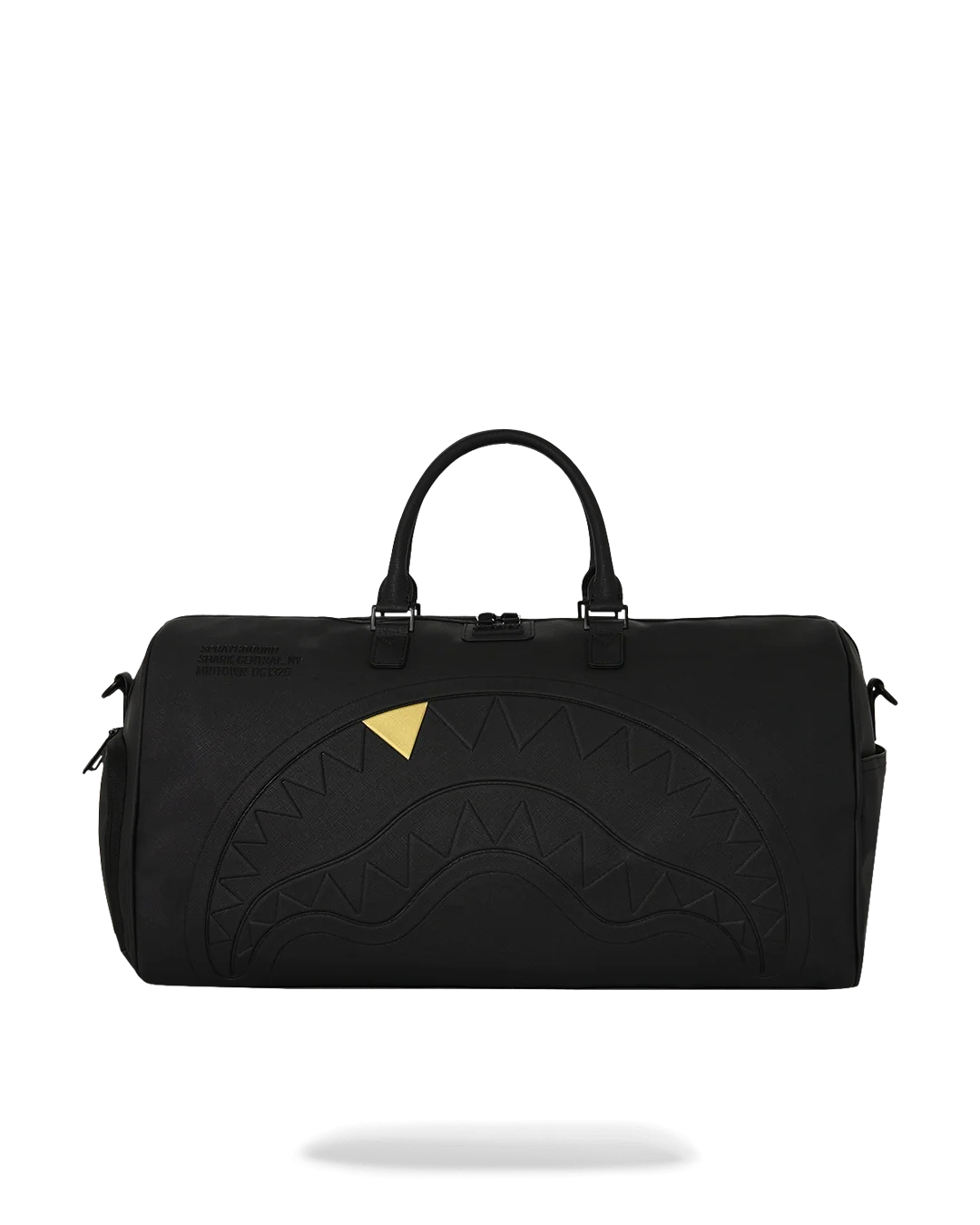 BOLSA DE LONA SPRAYGROUND BLACKED OUT EMBOSSED GOLD TOOTH