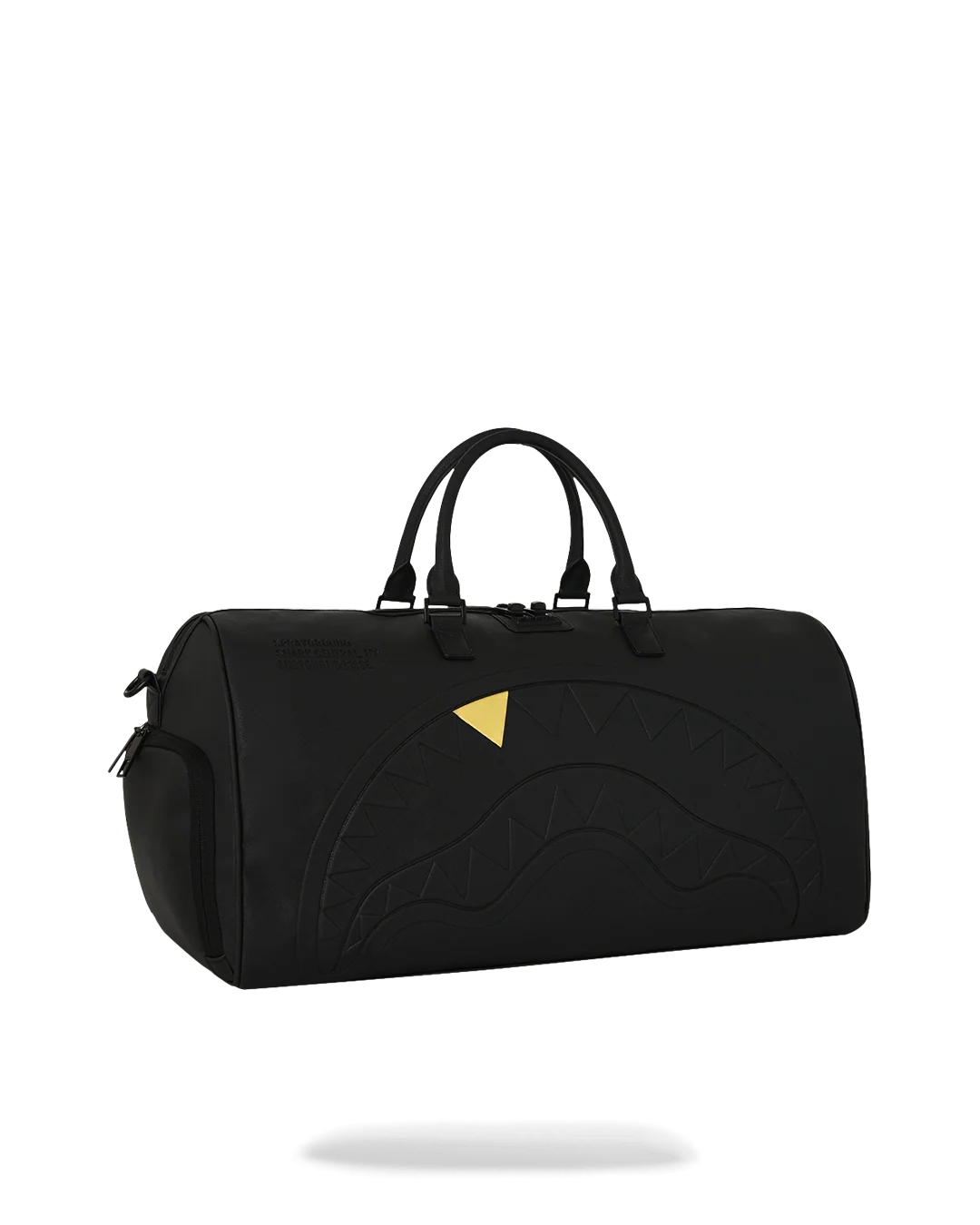 BOLSA DE LONA SPRAYGROUND BLACKED OUT EMBOSSED GOLD TOOTH