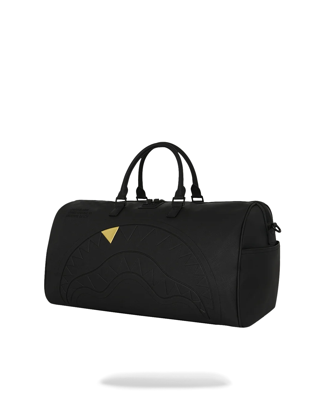 BOLSA DE LONA SPRAYGROUND BLACKED OUT EMBOSSED GOLD TOOTH