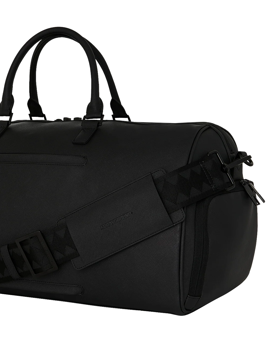 BOLSA DE LONA SPRAYGROUND BLACKED OUT EMBOSSED GOLD TOOTH