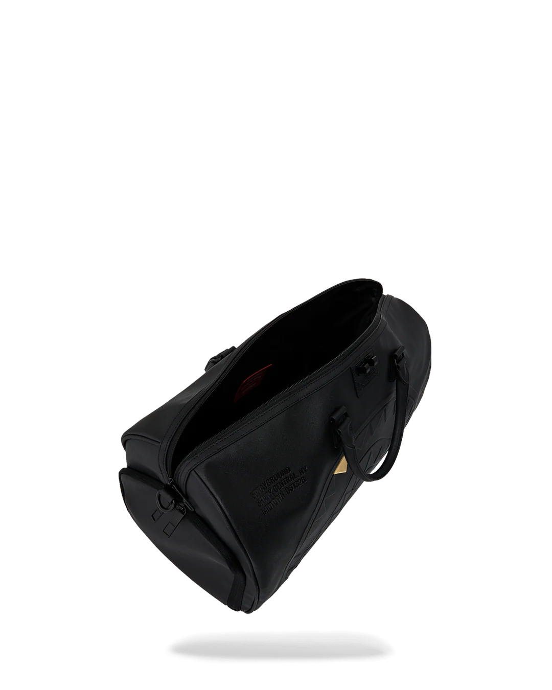 BOLSA DE LONA SPRAYGROUND BLACKED OUT EMBOSSED GOLD TOOTH