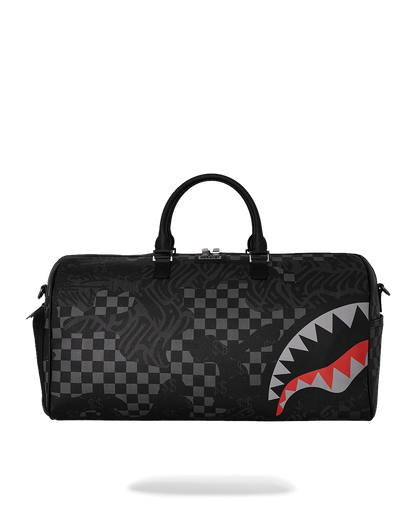 BOLSA DE LONA SPRAYGROUND 4AM RED SHARK