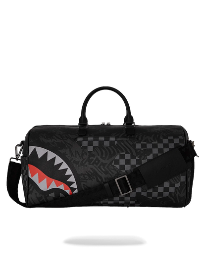 BOLSA DE LONA SPRAYGROUND 4AM RED SHARK
