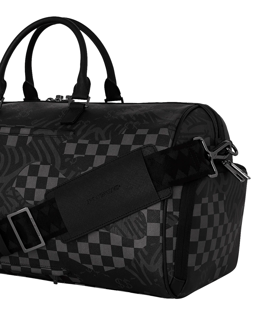 BOLSA DE LONA SPRAYGROUND 4AM RED SHARK