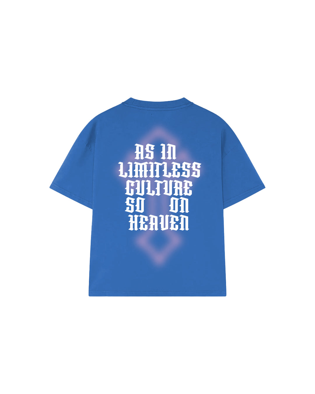 LIMITLESS CULTURE T-SHIRT REGULAR HEAVEN BLUE