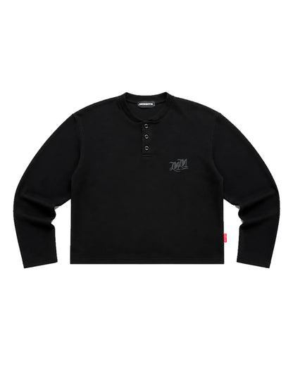 MOMNTS BLACK COFFEE HENLEY