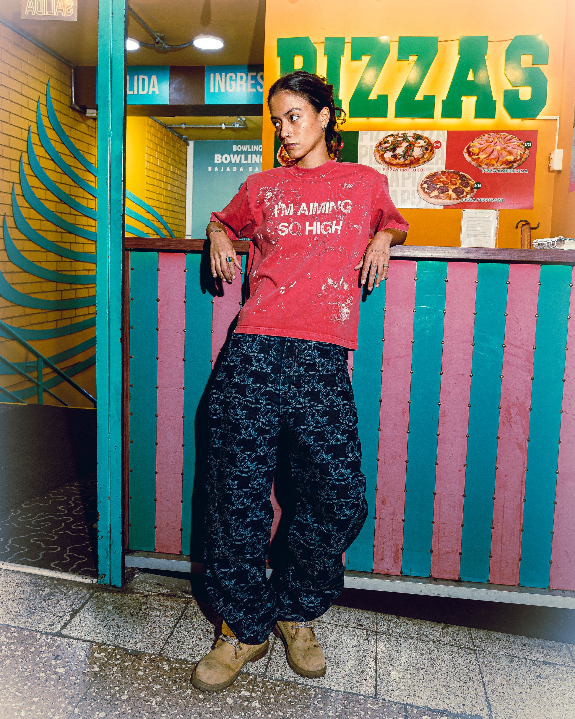 INTIKILLA LASER MONOGRAM PANTS