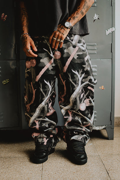 INTIKILLA PINK CAMO CARPENTER PANT