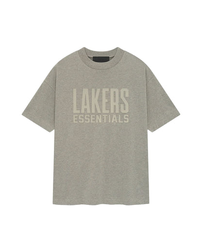 ESSENTIALS LAKERS TEE WARM HEATHER SS25