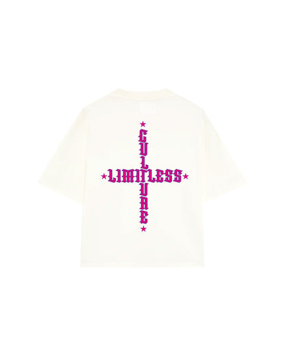 LIMITLESS CULTURE T-SHIRT STAR OVER PEARL