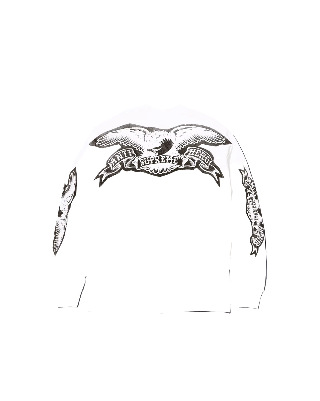 SUPREME ANTIHERO EAGLE LONG-SLEEVE TEE WHITE