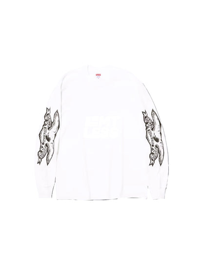 SUPREME ANTIHERO EAGLE LONG-SLEEVE TEE WHITE