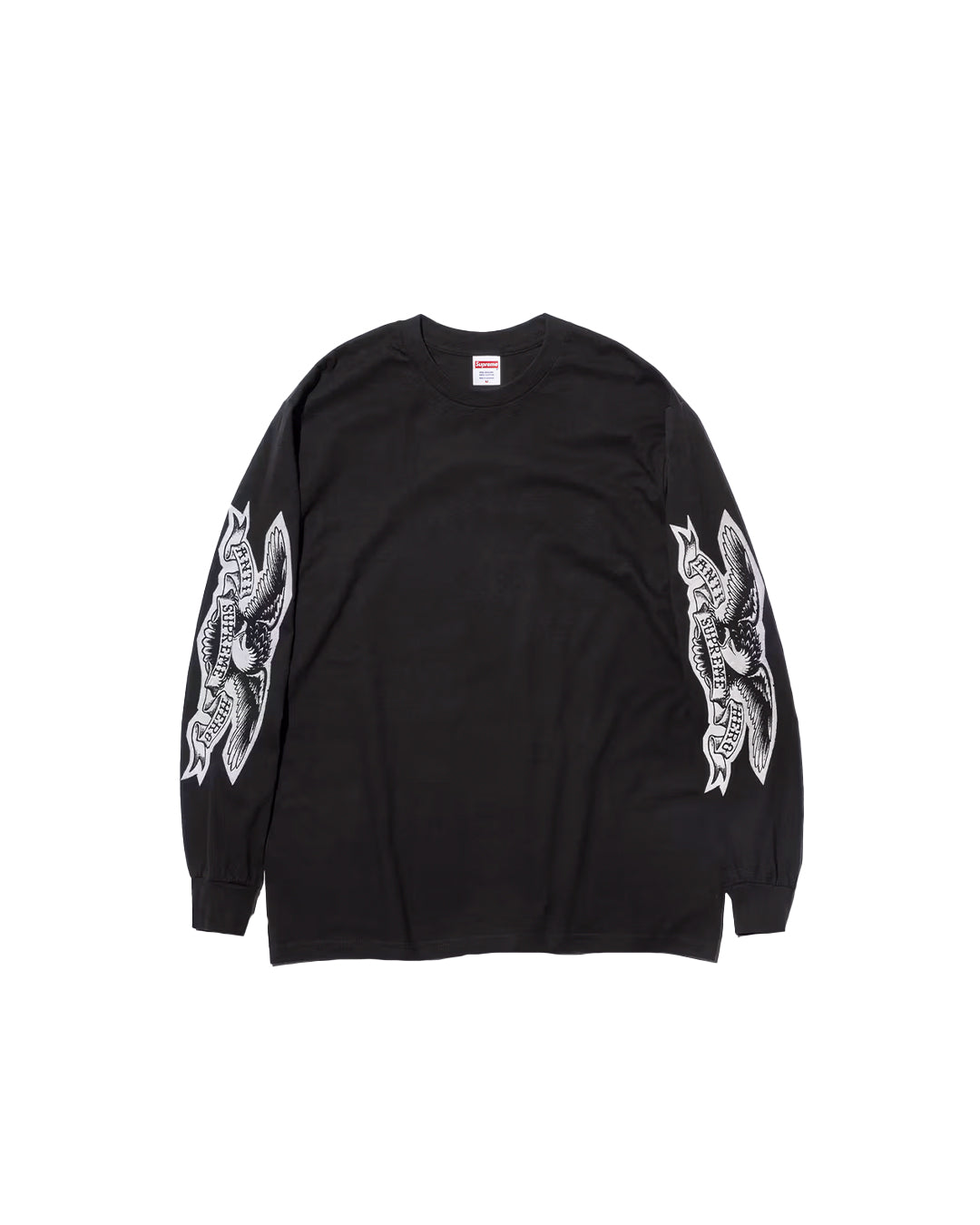 SUPREME ANTIHERO EAGLE LONG-SLEEVE TEE BLACK