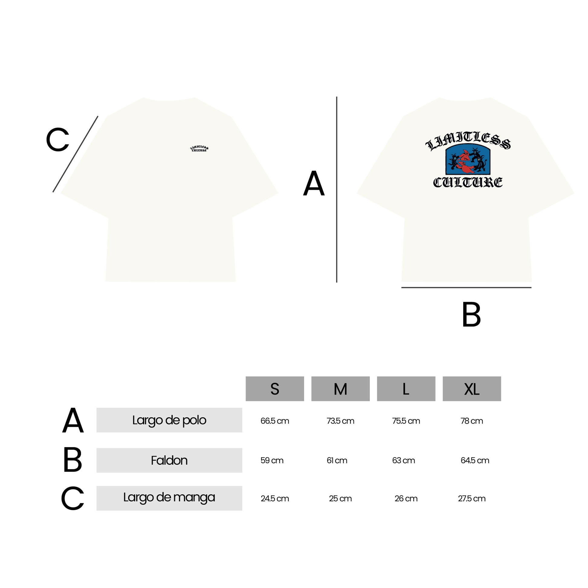 LIMITLESS CULTURE T-SHIRT REGULAR DANCE OF DEMONS PEARL