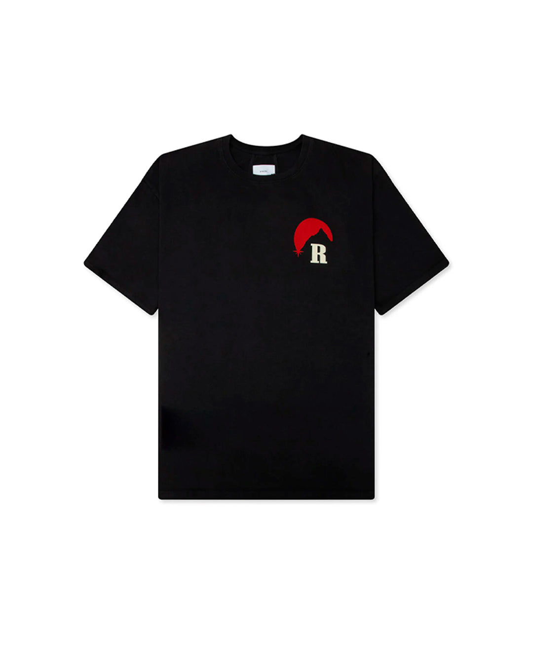 RHUDE MOONLIGHT STAMP TEE VINTAGE BLACK