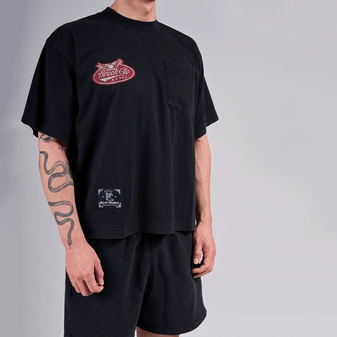 BRECH STUDIOS VINTAGE BLACK SHORTS