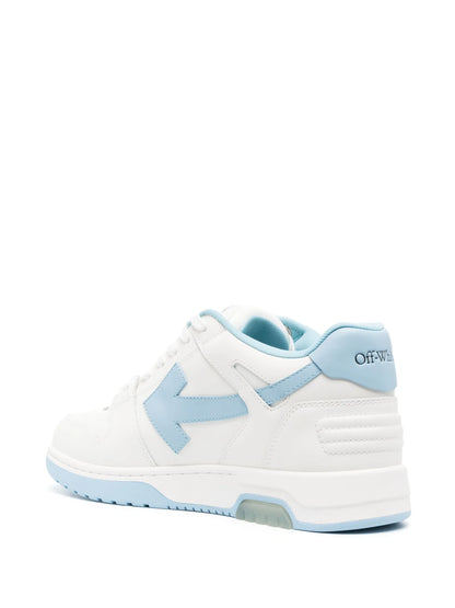 OFF-WHITE OUT OF OFFICE OOO LOW TOPS WHITE-LIGHT BLUE