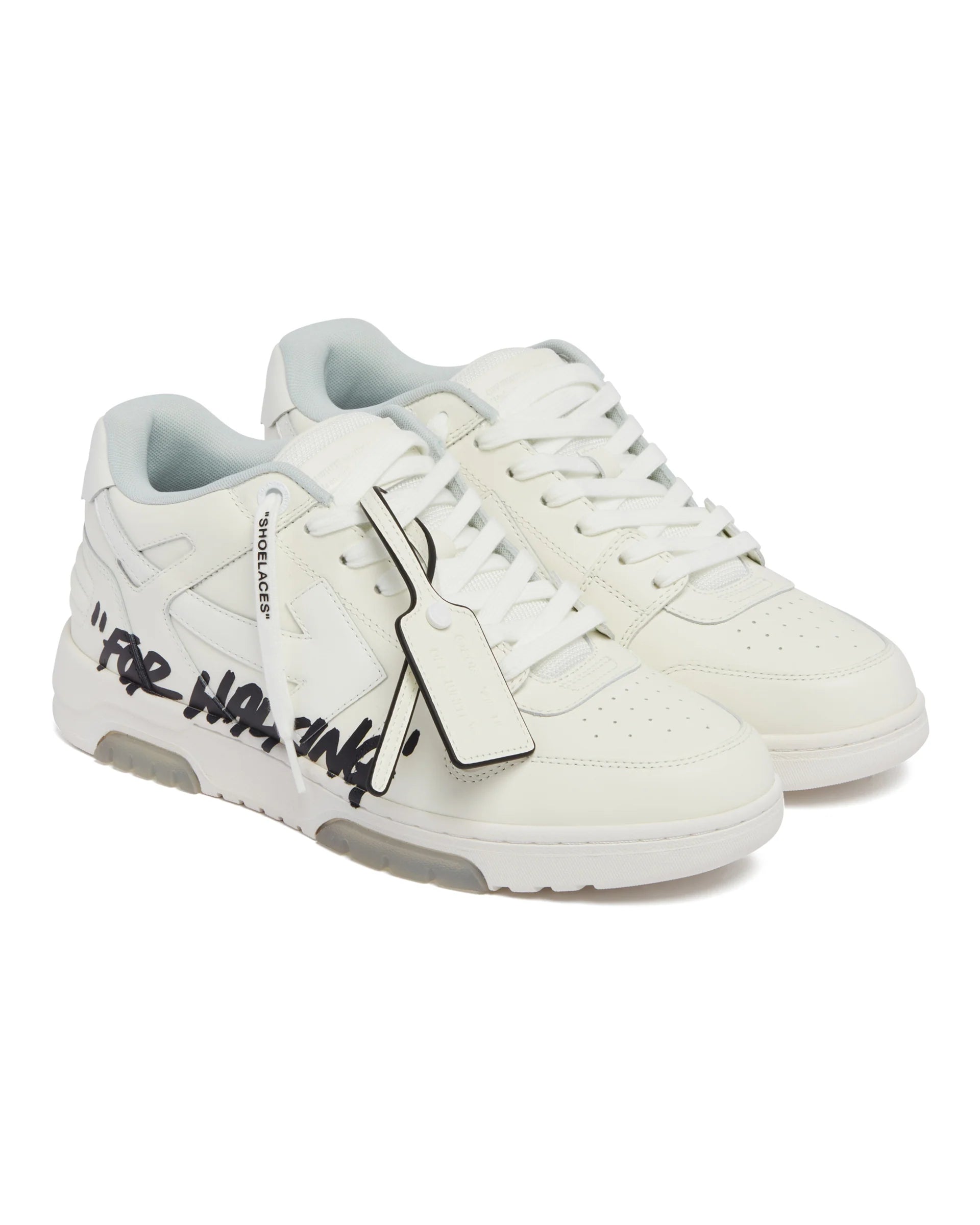 OFF-WHITE OUT OF OFFICE FOR WALKING LOW TOPS WHITE-BLACK