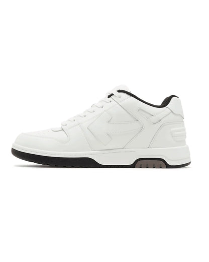 OFF-WHITE OOO LOW TOPS WHITE BLACK