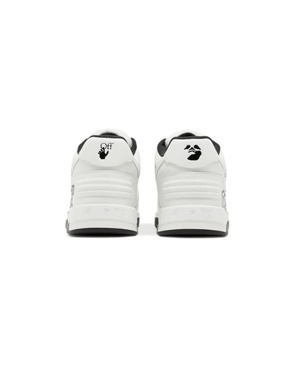 OFF-WHITE OOO LOW TOPS WHITE BLACK