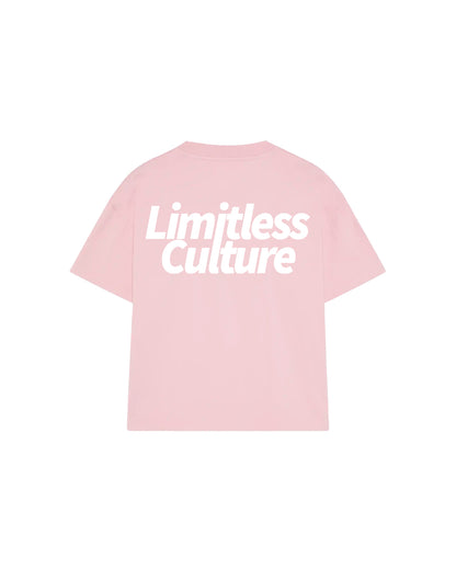 LIMITLESS CULTURE T-SHIRT PINK BLOSSOM OVER