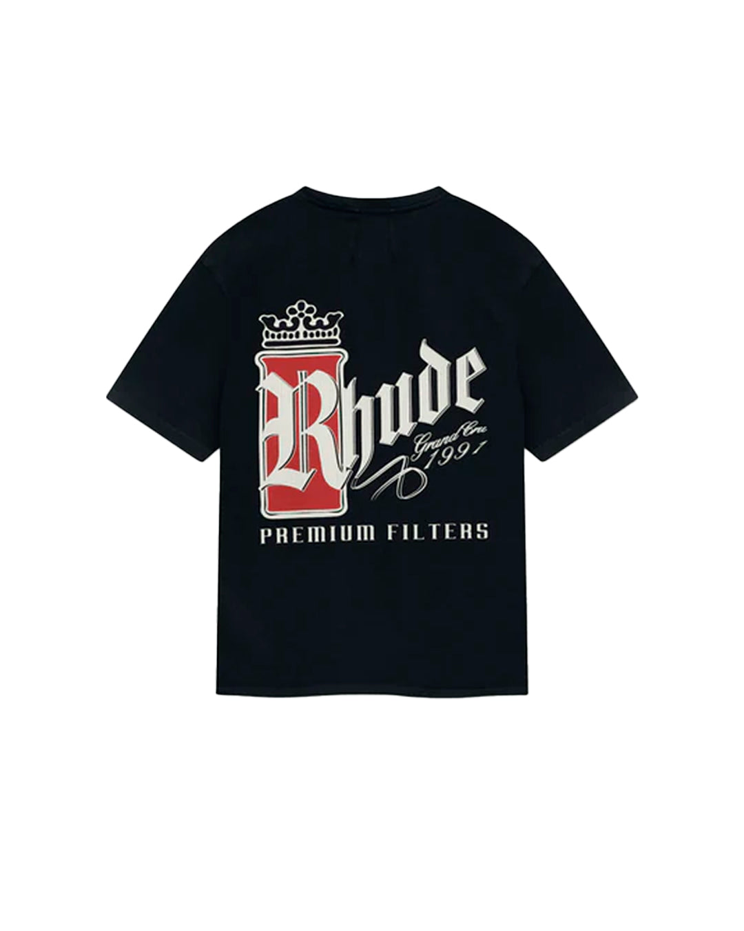 RHUDE BLACK FUMAR 91 TEE