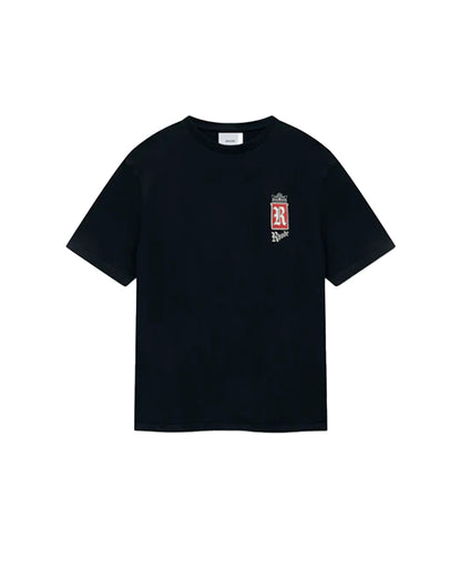 RHUDE FUMAR 91 TEE BLACK