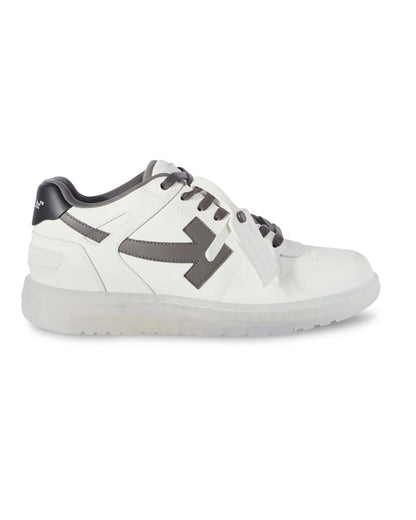 OFF-WHITE OUT OF OFFICE TRANSPARENT SOLE WHITE DARK GREY