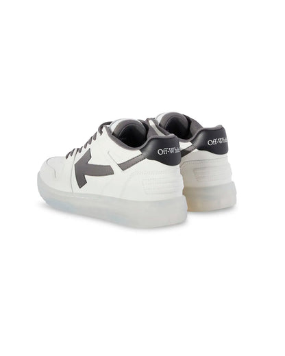 OFF-WHITE OUT OF OFFICE TRANSPARENT SOLE WHITE DARK GREY