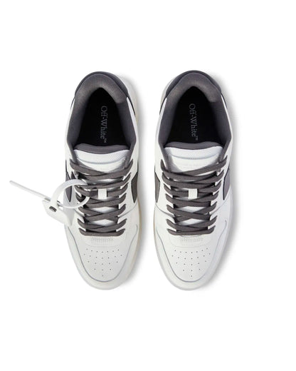 OFF-WHITE OUT OF OFFICE TRANSPARENT SOLE WHITE DARK GREY