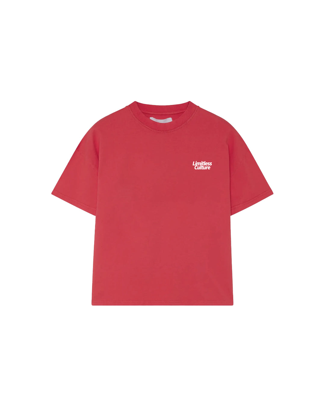 LIMITLESS CULTURE T-SHIRT RED BLOSSOM OVER