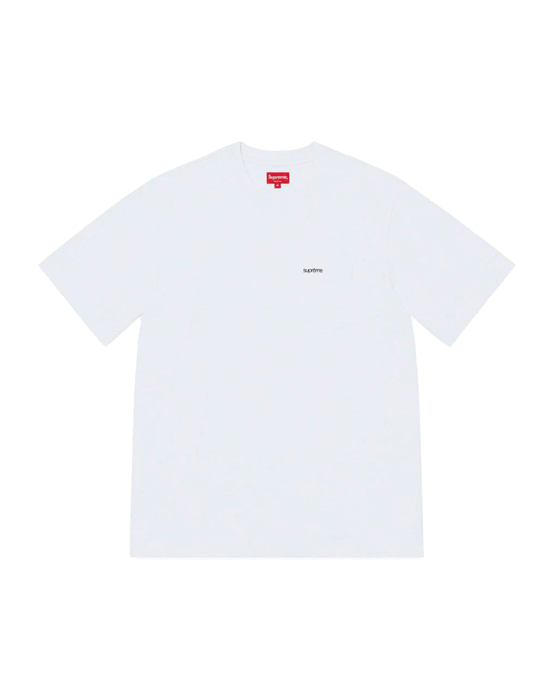 SUPREME SHORT-SLEEVE POCKET TEE WHITE