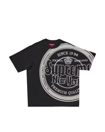 SUPREME LAGER S/S TOP BLACK